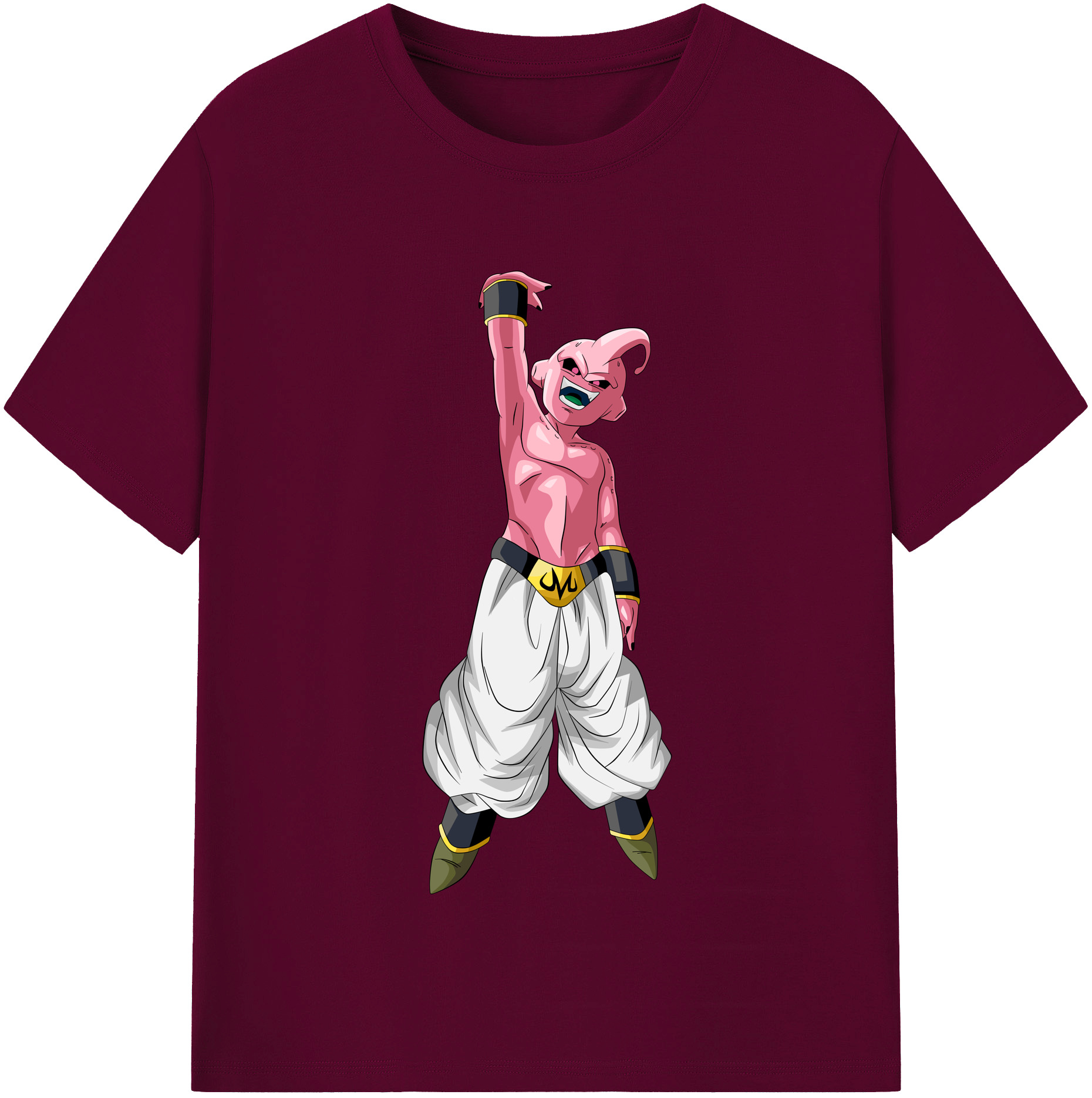 （画像用） ドラゴンボール 魔人ブウ DRAGON BALL Majin Buu レディースカジュアルプリントTシャツ（綿100％）